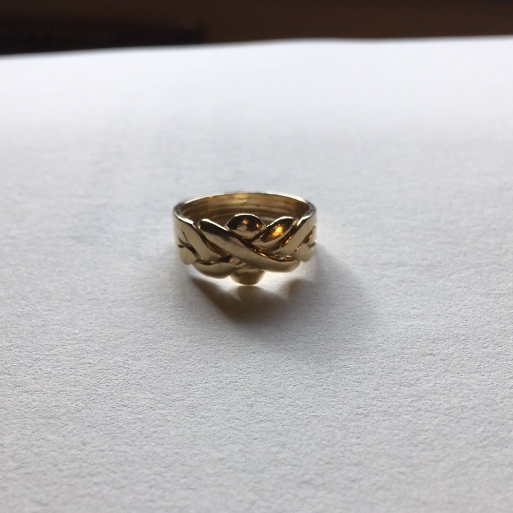 Woman’s 14k Yellow Gold Puzzle Ring